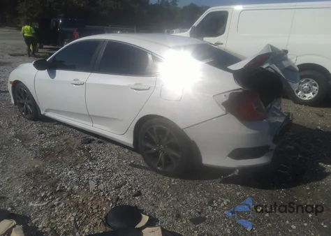 2020 Honda Civic Sport из США, поврежденный, VIN 2HGFC2F86LH572492